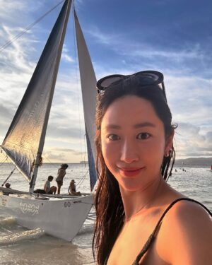 Jeon Hye-bin Instagram - 진짜 예쁜 선셋🧡