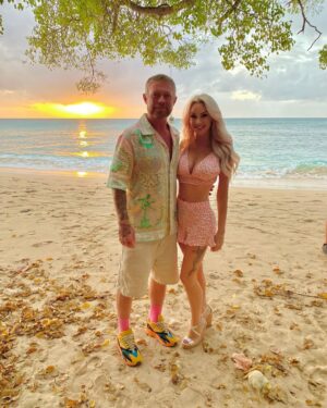 Jessica-Jane Stafford Instagram - Soaking up our last Barbados sunset before reality hits. 🌅✈️ #BarbadosBoundNoMore