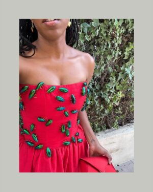 Jessica Williams Instagram - 🪲indie spirit!🪲

Dang that’s some gorgeous glam!!!! Thank you team. Bless your talented brains and hands. 

Makeup// @cherishbrookehill 
Hair Stylist// @larryjarahsims 
Locs install// @hairbyashnicole 
Stylist// @sarahslutsky 
Stylist assistant// @carlee___ 

——
👗 : @dauphinette.nyc
👠 : @inez
👛 : @tylerellisofficial
💎 : @ben_amun
@skims