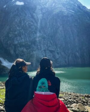 Jhanvi Bhatt Instagram - Just wrapped up the Kashmir Great Lakes trek and now on the way to Ladakh! The trek was pure magic—breathtaking lakes, flawless weather, and the best company. Can’t believe those 7 days have already flown by! ✨🏔️❤️ @bhumika.jangid77 @harshil_thummar @a_ditijain @shubham_rathod @sun_tan_globetrotterss @im_harshbhatt