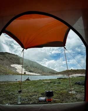 Jhanvi Bhatt Instagram - I can never get enough of trekking and enjoying the simple beauty of camp life ✨🤌🏻🏔️⛺️