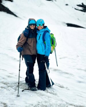 Jhanvi Bhatt Instagram - Moments from Last Expedition to Mt Friendship Peak ❤️🏔️🤌🏻✨

Wearing @jackwolfskin 🤌🏻✨