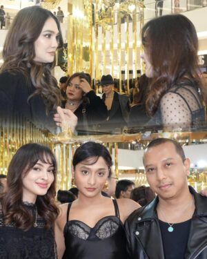 Jolene Marie Rotinsulu Instagram - It’s nice to be here especially with so many familiar faces at YSL Winter Fantasy 🤗💫✨ thanks for making this happen @yslbeauty
