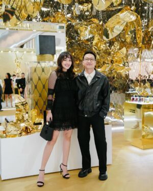 Jolene Marie Rotinsulu Instagram - It’s nice to be here especially with so many familiar faces at YSL Winter Fantasy 🤗💫✨ thanks for making this happen @yslbeauty
