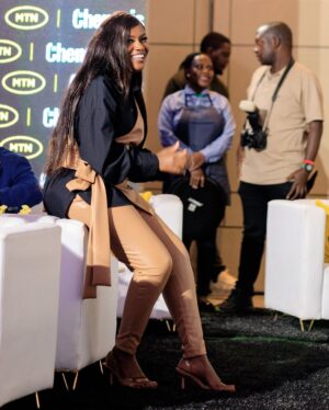 Juliana Kanyomozi Instagram - MTN CEO business cocktail 🎤💫

@zakiephotography