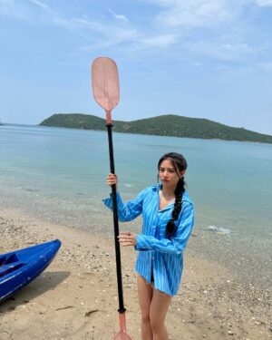 Juthapich Indrajundra Instagram - 🐣🐷🌊🛶🏖️🌺