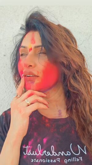 Kajal Nishad Instagram - Happy Holi,,, ❤️🙏