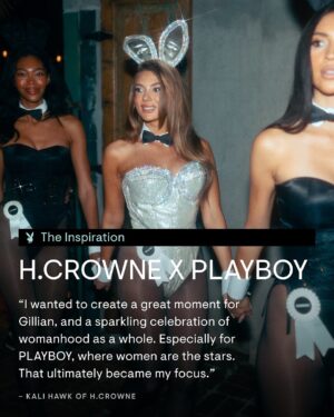Kali Hawk Instagram - 😎I don’t remember when this pic was taken, but I remember I picked the biggest ring the stylist showed me that day, and I’m still that same person today. Only now, with @H.CROWNE I can make the jewelry for myself. 😏💎✨ 

Recently, I had the opportunity to reimagine the classic @playboy Bunny costume, and naturally I went for big bling! In the slides, I included some of my favorite behind the scenes moments working with model @gillian_nation during our countless fittings and stone placement sessions, and also some of my fave pics from our Bunny suit’s Super Bowl 🏈weekend debut in New Orleans. 

While working on the suit “Nothing’s Gonna Stop Us Now” from the movie ‘Mannequin’ 🎬 came on, and I just had to laugh because I get told my life is like a 90s kid movie at least twice a day. In the movie, Kim Cattrall plays a mannequin that comes to life and a fashion adventure/comedy ensues. Working with Gillian was definitely a Hollywood fashion adventure, and a real #Barbie fantasy moment for the both of us that I’m grateful we got to enjoy. I have to say, I finally understand why the bunny suit remains so iconic. It has a magic that endures🪄🐰✨… Shout out to all the bunny models that joined us on the journey. I loved getting to know each and every one of you.💓💓💓

*See my previous post for more details on the suit, and the team that helped bring it to life.🌟