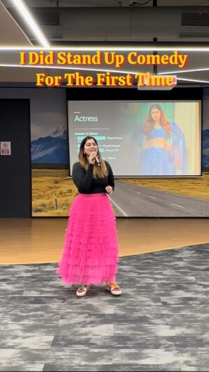 Kanisha Malhotra Instagram - Monday night was a dream come true—my first-ever stand-up comedy performance at RXO, and that too as a “chief guest” for their Women’s Day celebration! 

Walking onto that stage, I felt a mix of excitement and nerves, but the moment I saw the crowd’s energy, it all clicked. From jokes about daily struggles to the hilarious truths of being a single woman, the audience was right there with me, laughing, clapping, and making the night unforgettable. 

A huge thank you to RXO for the honor and to everyone who cheered me on. Here’s to many more nights of laughter and storytelling! ✨ 

#FirstStandUpShow #WomenInComedy #RXOMoments #ComedyJourney #LaughterUnplugged #Grateful #StageVibes #DreamsComingTrue