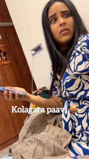 Kanmani Manoharan Instagram - Daily Iva kuda orey entertainment thaan @kanmani_manoharan 😂😂😂 Wait till the end for her epic reaction 🤣🤣
@aswathinkanmani ✨

#AswathinKanmani #vjaswath #kanmanimanoharan✨ #aswathchandrasekar #mywifeisthebest #bestwife #marriagelife #happilymarried #couplegoals #jumpscare #epicreaction #funnyvideos #reactionvideo #justforfun