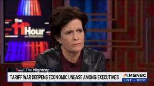 Kara Swisher Instagram - "Privately, they're all saying this is crazy." 

Business leaders are privately panicking over Trump's escalating tariff war. But very few are speaking publicly about the economic risks ahead. @karaswisher explains.