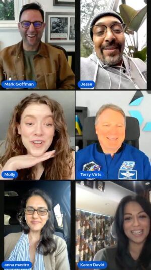 Karen David Instagram - Watch Jesse L Martin, Molly Kunz, Karen David, director Anna Mastro & Astronaut Terry Virts talk Space Station and The Irrational! @universaltv @arikalisanne @theirrationalcastandcrew Tuesday at 10 on @nbc and anytime on @peacock