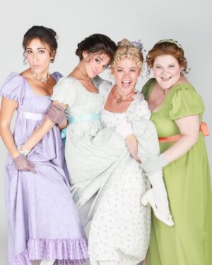 Kate Rockwell Instagram - Regency Girls. A Period Piece. 🩸

#womenshistorymonth