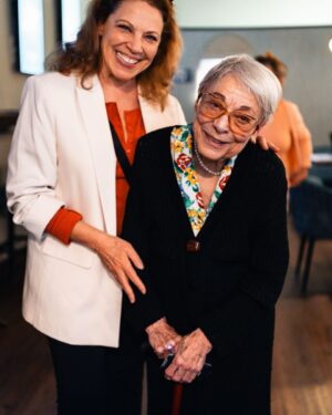 Kathleen Gati Instagram - With director #juditelek at Budapest International Film Festival Marathon with our film #Retrace @WimWenders was special guest.  Our film has incredible cinematography by @filmplayer Wonderful co-Star #andrasistvan #actorslife