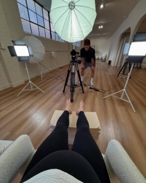 Katrina Scott Instagram - Carmen turned 2 months old today… and I’m pretty sure her first words will be KSL 🥹 The second and last slide are the first pics I took with her in my belly at 6 weeks 🤍 

I still can’t believe this wild ride. If you had told me we’d be building a fitness studio and launching an app while chasing after our two daughters— all while pregnant and bringing home a newborn— I would have thought I was dreaming. ☁️ From our positive pregnancy test to anxiously waiting for her heartbeat, her first kicks at the studio and creating the app, she’s been a guiding light for our family. 

Sometimes life’s biggest surprises end up being the biggest blessings. I am just so thankful for family, our daughters, to be teaching in the studio, Brian, and all of you 🙏🏼 

Happy 2 months baby Carmen ♾️