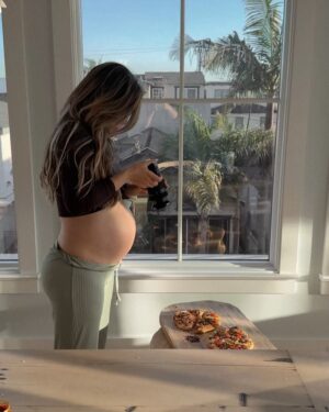 Katrina Scott Instagram - Carmen turned 2 months old today… and I’m pretty sure her first words will be KSL 🥹 The second and last slide are the first pics I took with her in my belly at 6 weeks 🤍 

I still can’t believe this wild ride. If you had told me we’d be building a fitness studio and launching an app while chasing after our two daughters— all while pregnant and bringing home a newborn— I would have thought I was dreaming. ☁️ From our positive pregnancy test to anxiously waiting for her heartbeat, her first kicks at the studio and creating the app, she’s been a guiding light for our family. 

Sometimes life’s biggest surprises end up being the biggest blessings. I am just so thankful for family, our daughters, to be teaching in the studio, Brian, and all of you 🙏🏼 

Happy 2 months baby Carmen ♾️