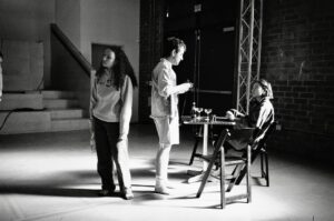 Kayla Maisonet Instagram - ❤️‍🔥 PAIRINGS ❤️‍🔥 we are (@antinomytheatercompany) putting on a play. And it opens THIS FRIDAY! It’s filled with so many talented, amazing, inspiring actors who I love and adore! Get your tickets and come see it! Link in bio!