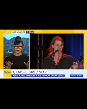 Keiko Agena Instagram - Had a lovely time today on the Australian Morning Show Today Extra @thetodayshow. 

25 years of #gilmoregirls 
BEST fans in the world. ❤️

#lanekim