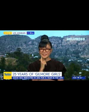 Keiko Agena Instagram - Had a lovely time today on the Australian Morning Show Today Extra @thetodayshow. 

25 years of #gilmoregirls 
BEST fans in the world. ❤️

#lanekim