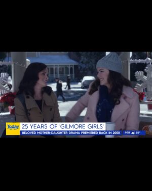 Keiko Agena Instagram - Had a lovely time today on the Australian Morning Show Today Extra @thetodayshow. 

25 years of #gilmoregirls 
BEST fans in the world. ❤️

#lanekim