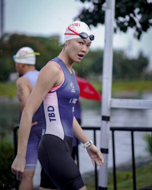 Kelly Tandiono Instagram - The sports that I fell in love since 2014 TRIATHLON ♥️
So happy to do my first tri race in 2025 and won Podium 2 on Master A series @trisportseries 💪
.
Thank you for the awesome pics @chita_zen @foto.dimanaaja @spottlejkt 
.
Always my favorite running shoes @pumaindonesia @pumarunning the latest Elite Deviate Nitro 3 
.
#Triathon #SwimBikeRun #TriLife #Triathlete #KellyTandiono