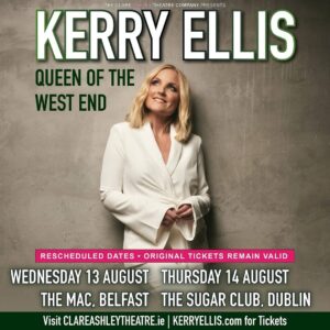 Kerry Ellis Instagram - I am thrilled to announce that I will be joining @kerryellis79 as her Guest Performer in the Irish leg of her tour this coming August, in The Sugar Club, Dublin. What an incredible honour! Such an exciting and unique opportunity. The countdown is on! 😍🎶⭐️🥳 Tickets available from kerryellis.com