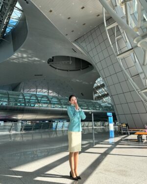 Kim Chae-eun Instagram - 🙏🩵