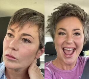 Kim Rhodes Instagram - I suspect this is gonna get flagged for copyright laws. BUT!
The next in a series I made during COVID of what would happen if my characters met. (Linda Barnes is in the trunk. Jody tased her. A lot.)