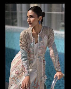 Kiran Malik Instagram - Nida Azwer @nidaazweratelier is back with another gorgeous festive collection debut, for the season, on Feb 1st at Address Montgomerie 🤍

📸 @sharmeenkhanphotography 

#kiranmalik #nidaazwer #festive #dubai