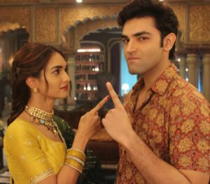Kritika Singh Yadav Instagram - Aakhri Episode ✨ #dharampatnii #bts #colorstv #malhar #pratiksha #pyarkesaatvachandharampatnii