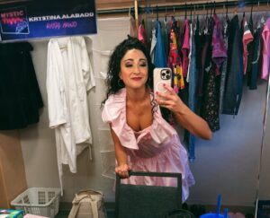 Krystina Alabado Instagram - Mystic Pizza and this cast has my heart 🥹 what an honor it’s been spending 4 years developing this show and Daisy from Zoom workshop, to premiering at Ogunquit Playhouse, to NYC workshops, to our west coast premiere, to now landing at @papermillplayhouse for this incredible run we just closed. I am full of gratitude and love and can’t WAIT for what’s in store for Mystic next ✨🍕 @mysticpizzaonstage