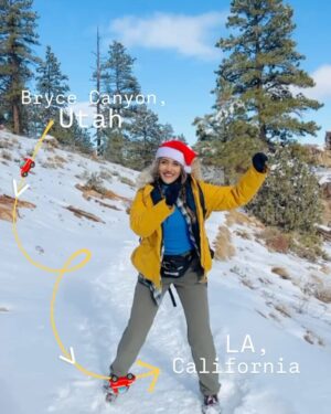 Larissa Dsa Instagram - Some beautiful Christmas moments through the years 🥹

Compliments of the season everyone ♥️

May you all feel the joy of Christmas throughout the year, and blessings of the almighty to you and your family.

-Love & Laughter,
Larissa 😘

Edited on @lightroom 
Handwritten & graphics on @procreate