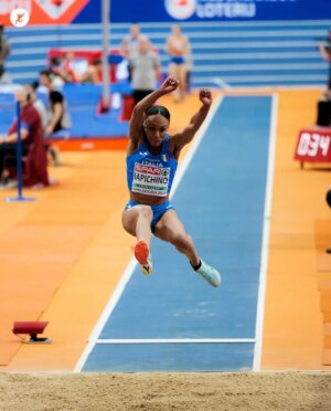 Larissa Iapichino Instagram - Like mother, like daughter ✨

Larissa Iapichino 🇮🇹 claims the European long jump title with a season-best jump of 6.94m!

She now follows in the footsteps of her mother, Fiona May, who was a European and world champion in the long jump during her career. 👏

🥈 Annik Kälin 🇨🇭 - 6.90m (NR)
🥉 Malaika Mihambo 🇩🇪 - 6.88m