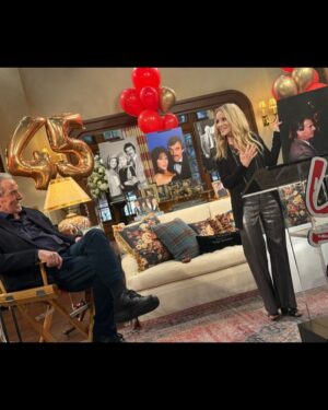 Lauralee Bell Instagram - It was such a special day celebrating @ericbraedengudegast 45th anniversary! Such love and admiration! Laughs & tears! ❤️
I teased Eric that my dad may have lived life thinking “what would Victor do?” I think we all have at one time or another! 😊 🙌
Victor/Eric = ICON/GOAT 
The best of the best! Love you Eric❣️

Thank you @mattykane1 for making the day so special #yr
And @howardwise and @therealstafford for the 📸