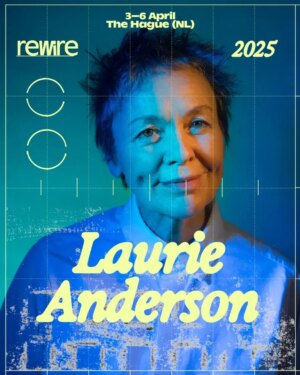 Laurie Anderson Instagram - In the world of transgressive, experimental, and transdisciplinary creation, there are few artists with practices as storied and renowned as Laurie Anderson. With a decades-spanning career across the worlds of art, theatre, experimental music, and technology, Rewire is thrilled to welcome this generational talent back to The Hague – following a focus programme around her work at the festival in 2018. ⁠
⁠
@laurieandersonofficial will perform on Sunday, during the closing moments of the ɾҽɯιɾҽ ੨੦੨Ƽ festival, in Amare's enchanting concert hall, accompanied by composer and electro-acoustic violinist Martha Mooke. ⁠
⁠
Although 3-Day Passes are sold out, a limited quantity of Day Passes are still available. To attend Laurie Anderson’s performance on Sunday evening, securing a Day Pass in advance is essential. Learn more via the 🔗 in bio.