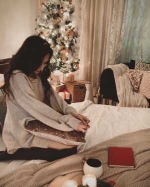 Lavanya Srivastava Instagram - Here’s my magical holiday vibe dump 🦋✨🎄
I know I always go a little overboard with my Christmas Decor. But I believe we all just need to accept the little dreamer in me 🤫💕

Well! Merry Christmas my loves.
Hope you have a wonderful New Year.
Holidays can seem all about partying but in true essence it’s about living the magic in you. Remember to reflect on all the good and bad this year had to offer, and move forward with your truer self ❤️✨

#merrychristmas #magicintheair #christmasgifts #xmas2023