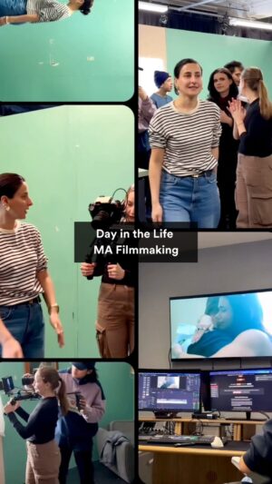 Lela Meburishvili Instagram - Spend the day with MA Filmmaking student @lmeburishvili as she uses Virtual Production to work on her Filmmaking Project 🎥