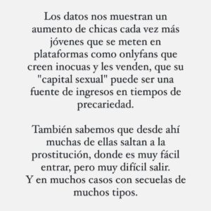 Leticia Dolera Instagram - NOS VEMOS MAÑANA EN LA MANIFESTACIÓN.
Por un 8M abolicionista.