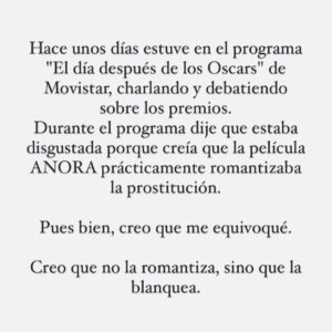 Leticia Dolera Instagram - NOS VEMOS MAÑANA EN LA MANIFESTACIÓN.
Por un 8M abolicionista.