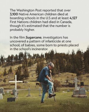 Lily Gladstone Instagram - For generations Indigenous children in North America were forced to attend residential schools in an attempt to “get rid of the Indian problem” through forced assimilation and cultural genocide. #SugarcaneFilm, the Oscar® nominated documentary from @jnoisecat and @emilykassie, brings the stories of the schools’ survivors and their descendants to light, paying tribute to the enduring love and beauty of an Indigenous community.
Now streaming on @hulu and @disneyplus.

SOURCES:
National Geographic
The Washington Post

MAP CREDITS:
Soren Walljasper and Rosemary Wardley, NGM Staff; Mike Boruta Sources: National Native American Boarding School Healing Coalition; Truth and Reconciliation Commission of Canada; Bureau of Indian Affairs