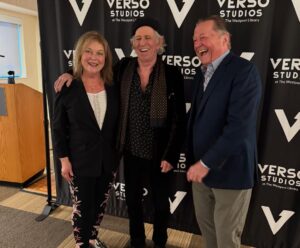Lindsay Czarniak Instagram - This is one  I'll never forget. Keith Richards couldn't have been kinder. He was given the key to our state last night as a longtime CT resident and philanthropist.  Out of all the places I thought we may one day run into the legendary rocker @westportlibrary wasn't necessarily top of mind but the work our local library does is incredible and beyond state of the art  so proud of the team there for bringing our community together like this to celebrate one of the coolest music icons on the planet (also not sure what Keith said to my parents in the third slide but I'd love to know:). #rollingstones #library #books #music #sports #rock