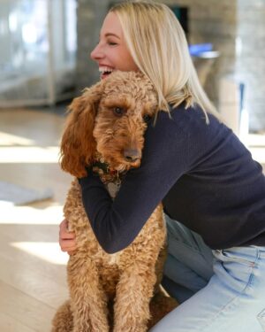 Lindsay Czarniak Instagram - Still a pup .... just A LOT bigger. Love this guy endlessly. thanks @jerrigrahamphotography for snapping and sharing this impromptu pic. She is the master of capturing candid moments you didn't know you needed:) #puppy #dogs #love #family