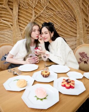 LingLing Sirilak Kwong Instagram - A day well spent at #DiorGoldHouse, filled with the newest styles and delightful treats at Café Dior. 
#DiorWinter25 @Dior