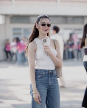 Lorena Lalina Schuett Instagram - CK11 on duty 🪄💗 @chulakatakorn #tucuball75