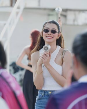 Lorena Lalina Schuett Instagram - CK11 on duty 🪄💗 @chulakatakorn #tucuball75