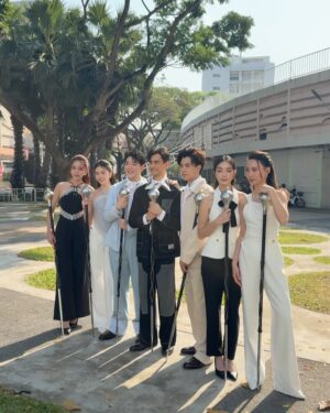 Lorena Lalina Schuett Instagram - CK11 on duty 🪄💗 @chulakatakorn #tucuball75