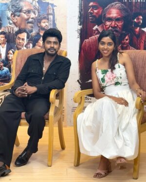 Lovelyn Chandrasekhar Instagram - The countdown is on, Niram Maarum Ulagil in two days! Here we come 🎬🫶🏼💫