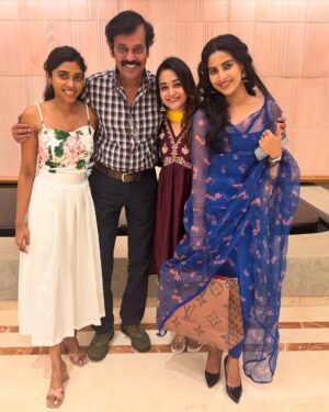 Lovelyn Chandrasekhar Instagram - The countdown is on, Niram Maarum Ulagil in two days! Here we come 🎬🫶🏼💫