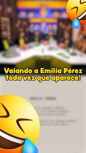 Luisa Clasen Instagram - *Emilia Pérez aparece* 

A gente: 🤢🤮🤬😤😪😴😵💩

#oscars #oscar #cinema #filme #emiliaperez #karlasofiagascon #humor #comedia #engraçado #memes #zoesaldana #react