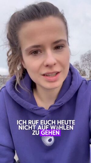 Luisa Neubauer Instagram - (zu Ende gucken ❤️‍🩹) Zum heutigen Tag. #Bundestagswahl